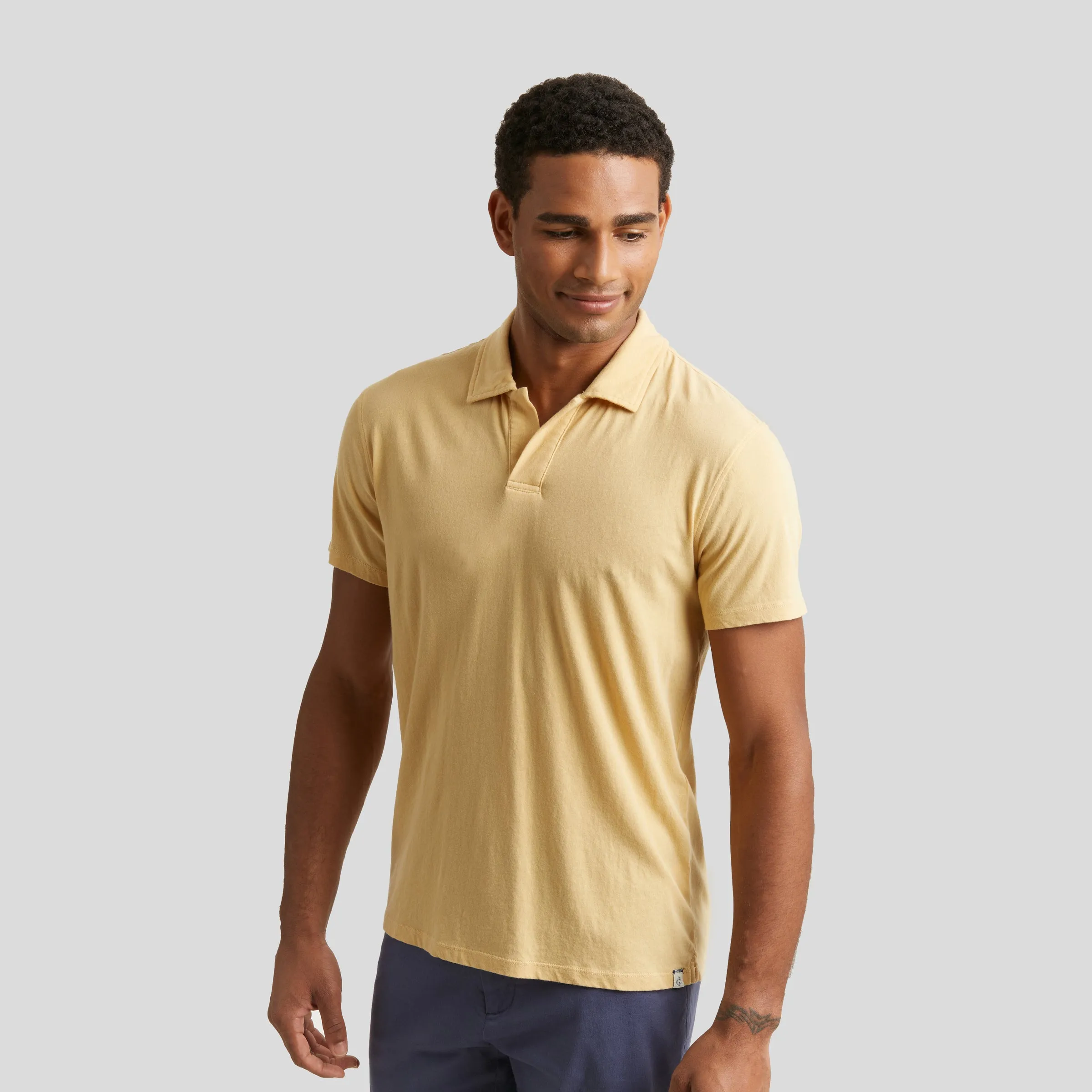 Acme Johnny Collar  Polo - New Wheat