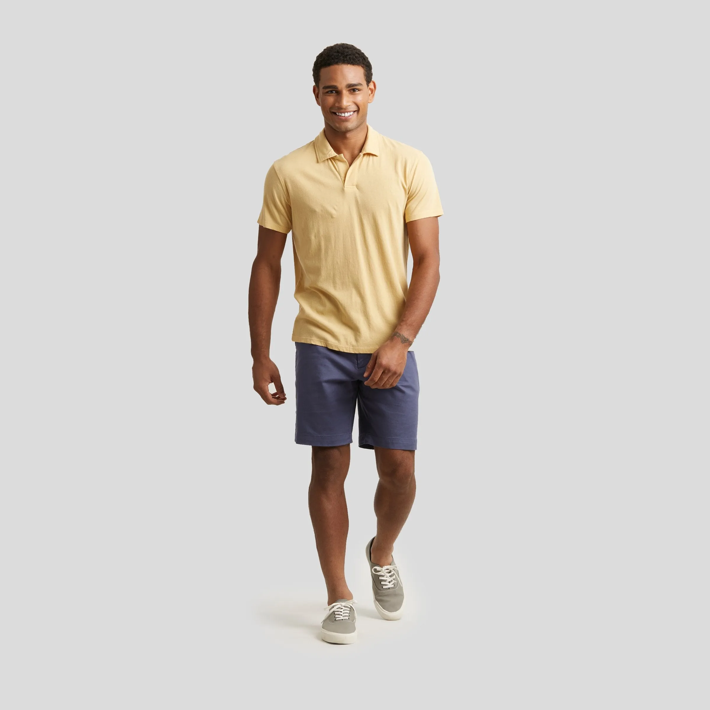 Acme Johnny Collar  Polo - New Wheat