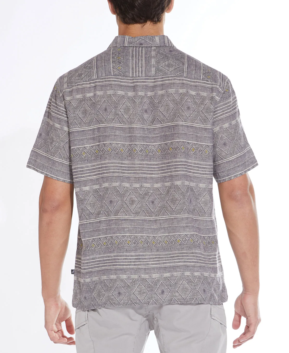 Anza Relaxed Fit Woven Shirt (Charcoal)