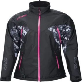 Arctiva Women's Pivot 7 Jacket Black/Camo Gray/Pink