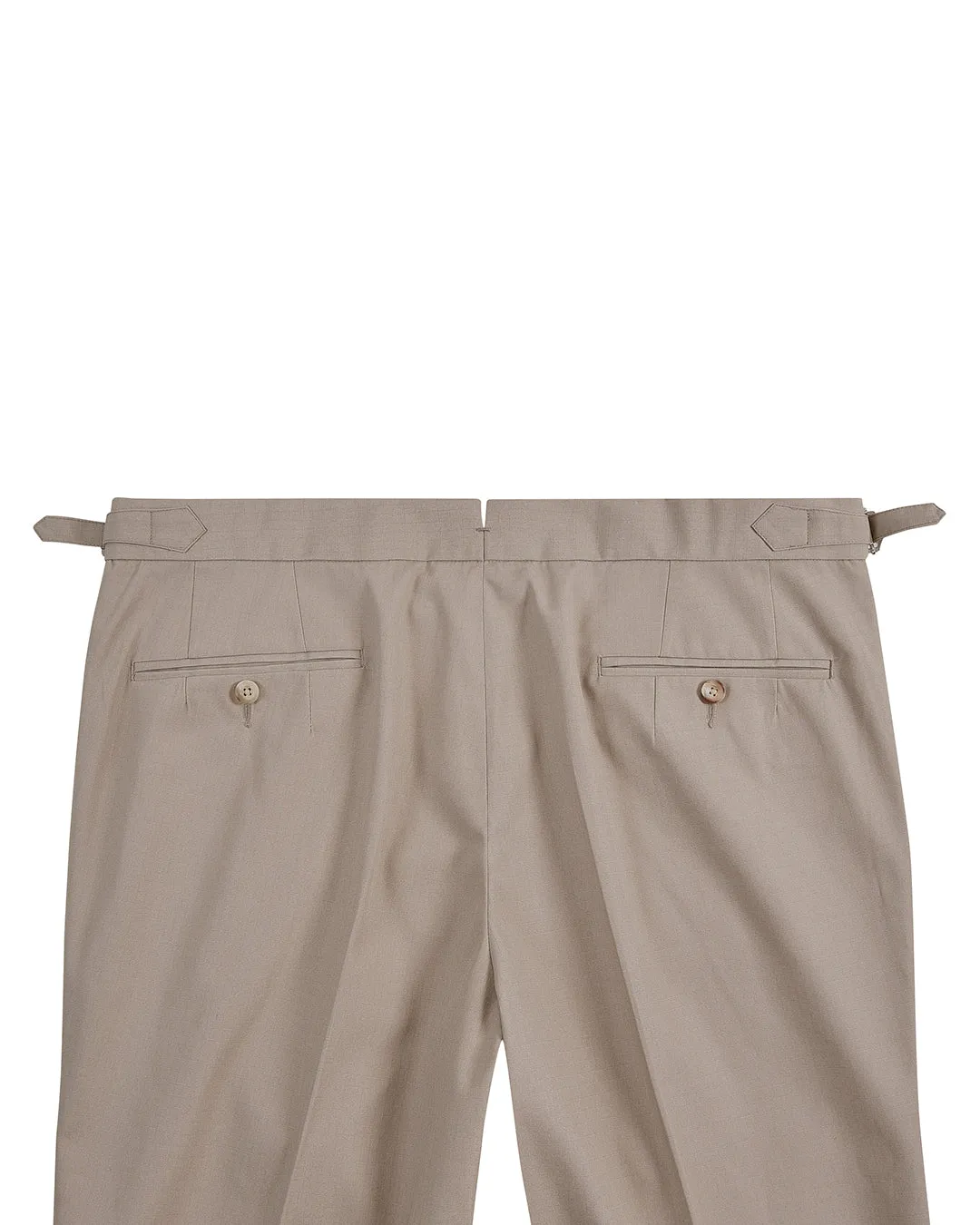 Beige Ripstop Chino Pants