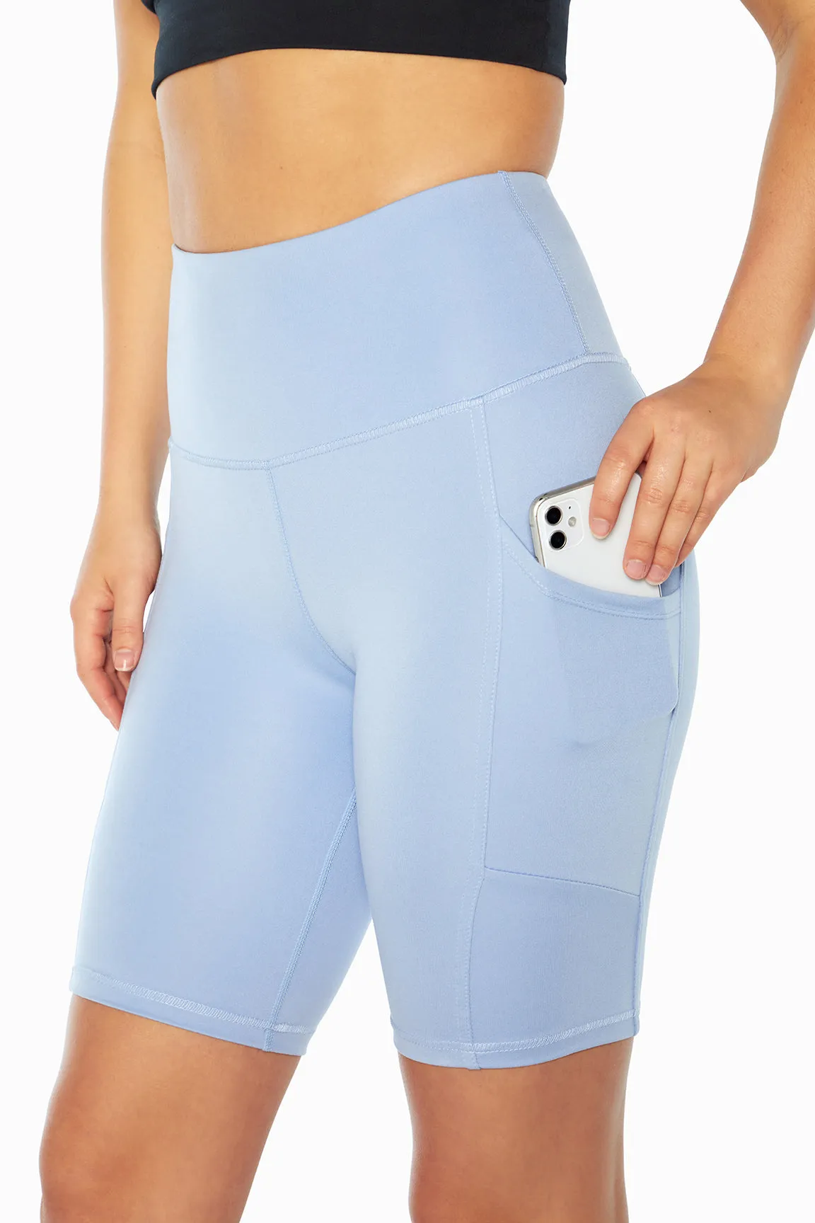 Brenda Side Pocket Tummy Control Bermuda