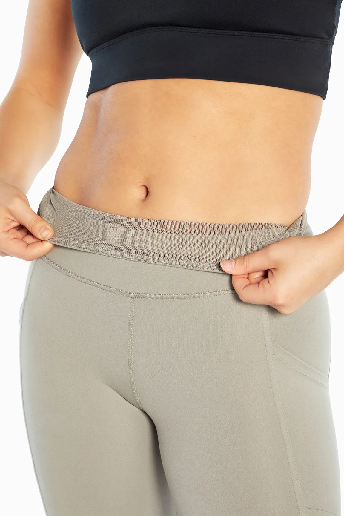 Brenda Side Pocket Tummy Control Bermuda