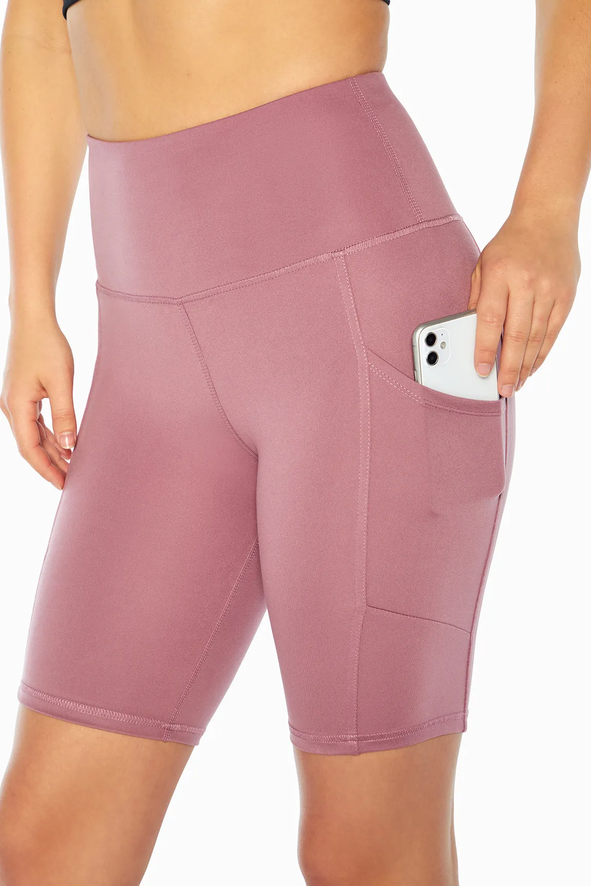 Brenda Side Pocket Tummy Control Bermuda