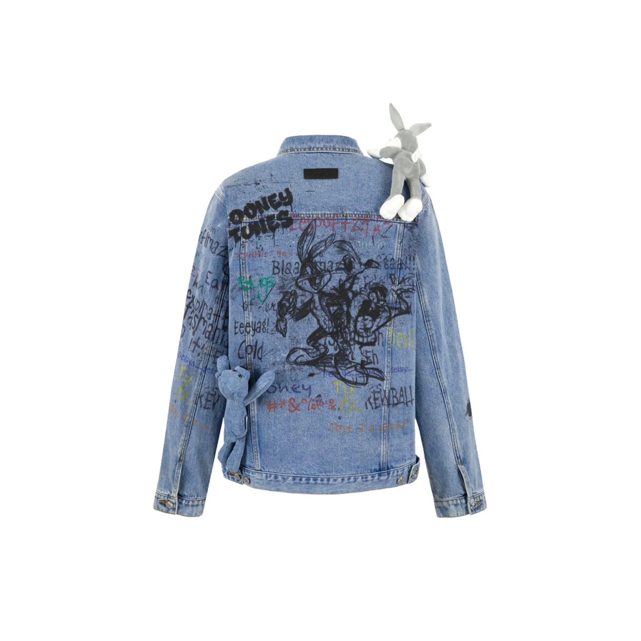 Bugs Bunny Graffiti Denim Jacket