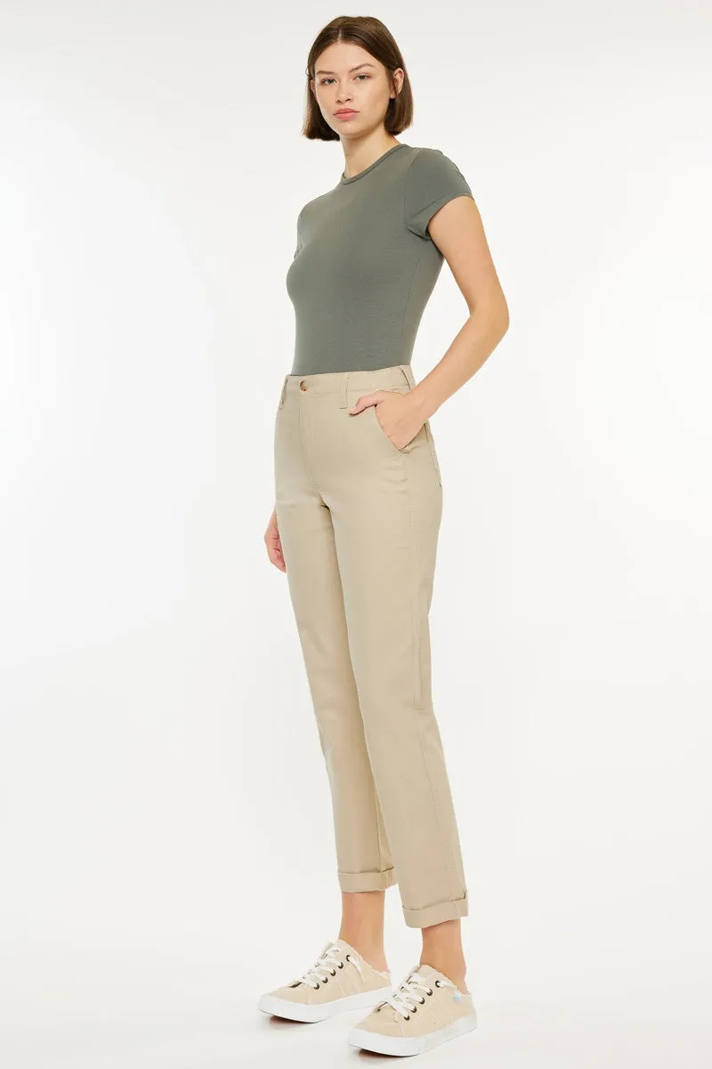 Carol High Rise Slim Chino