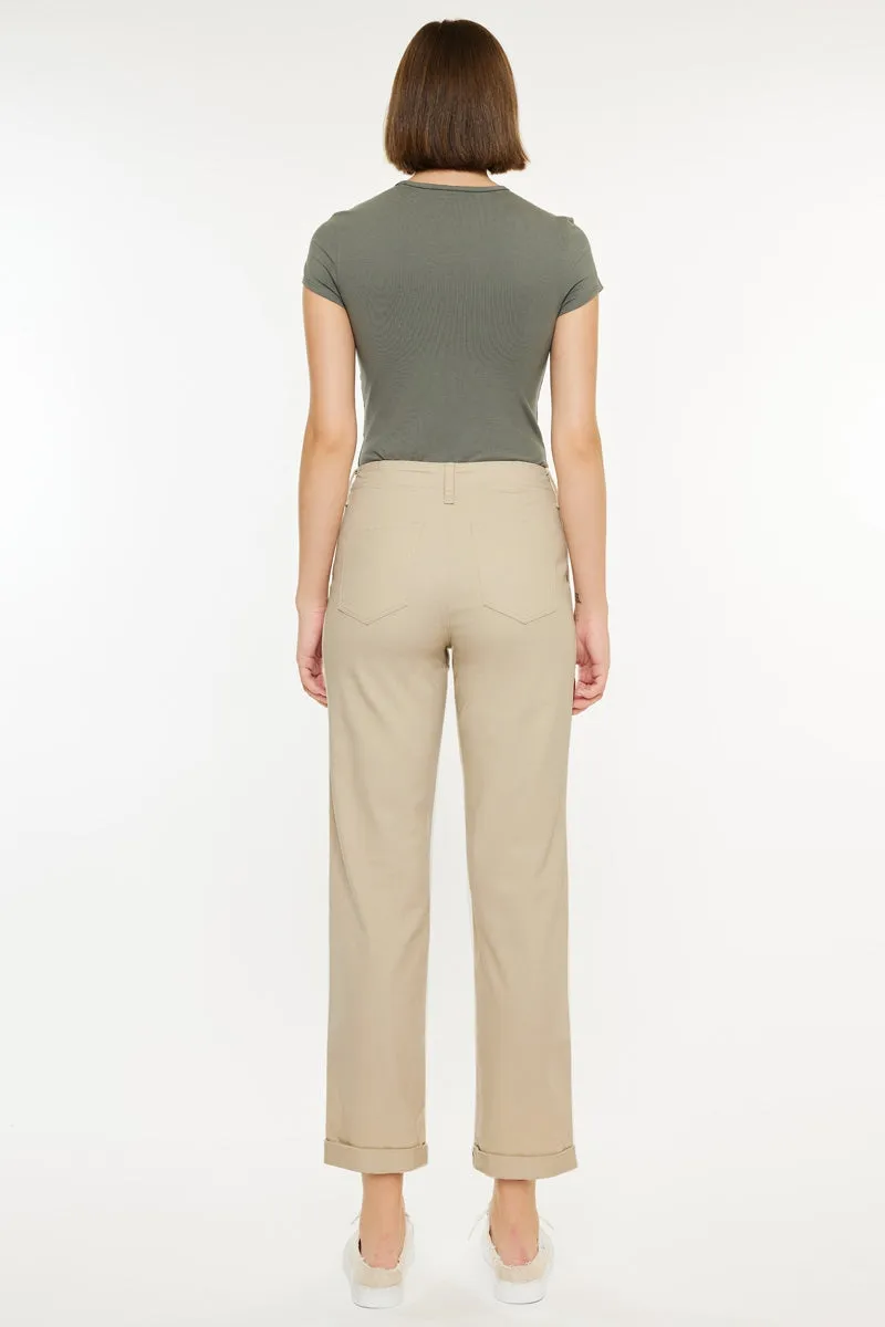 Carol High Rise Slim Chino