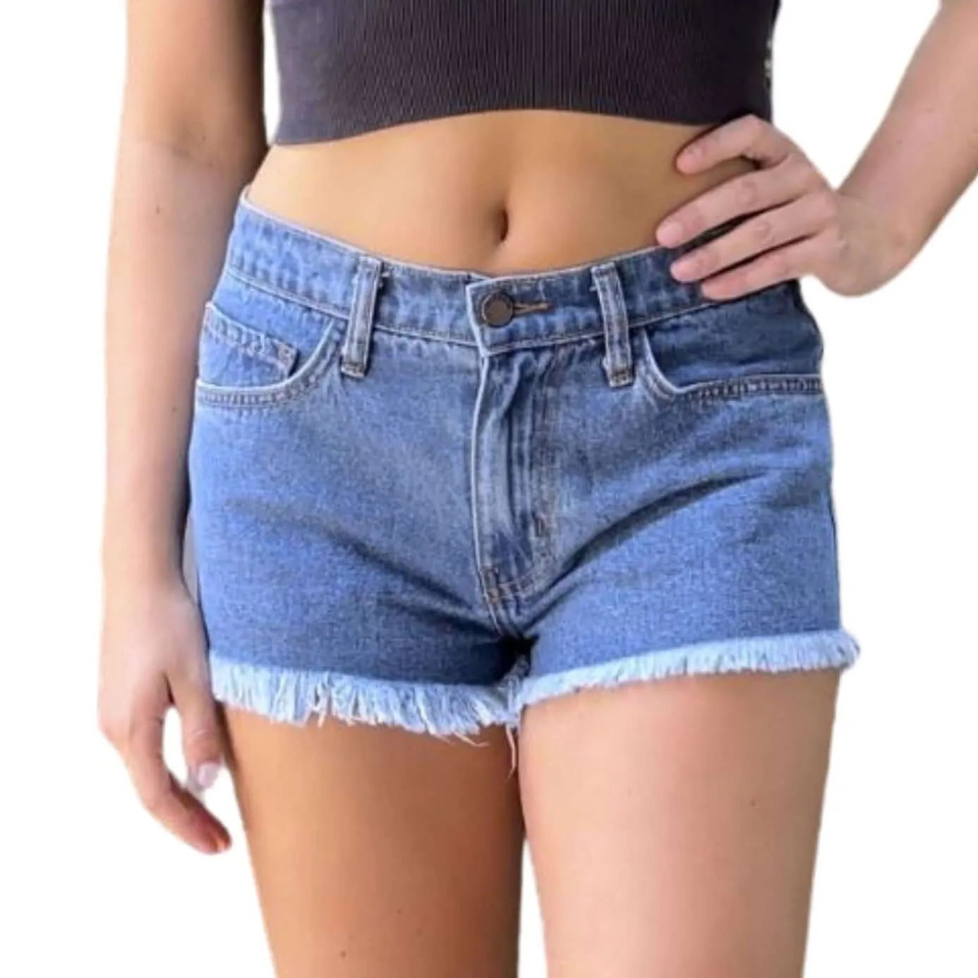 Classic Denim Cut Off Shorts Made in USA - Clearance Final Sale