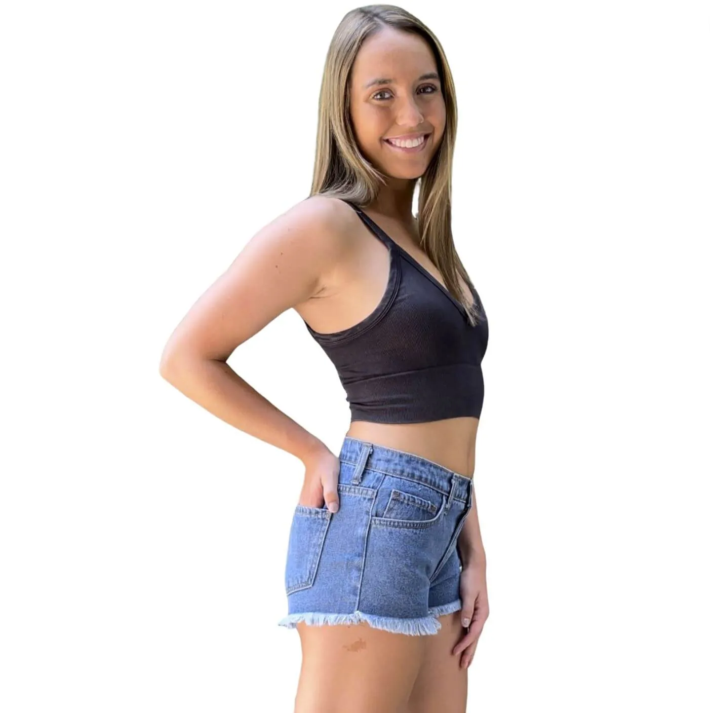 Classic Denim Cut Off Shorts Made in USA - Clearance Final Sale