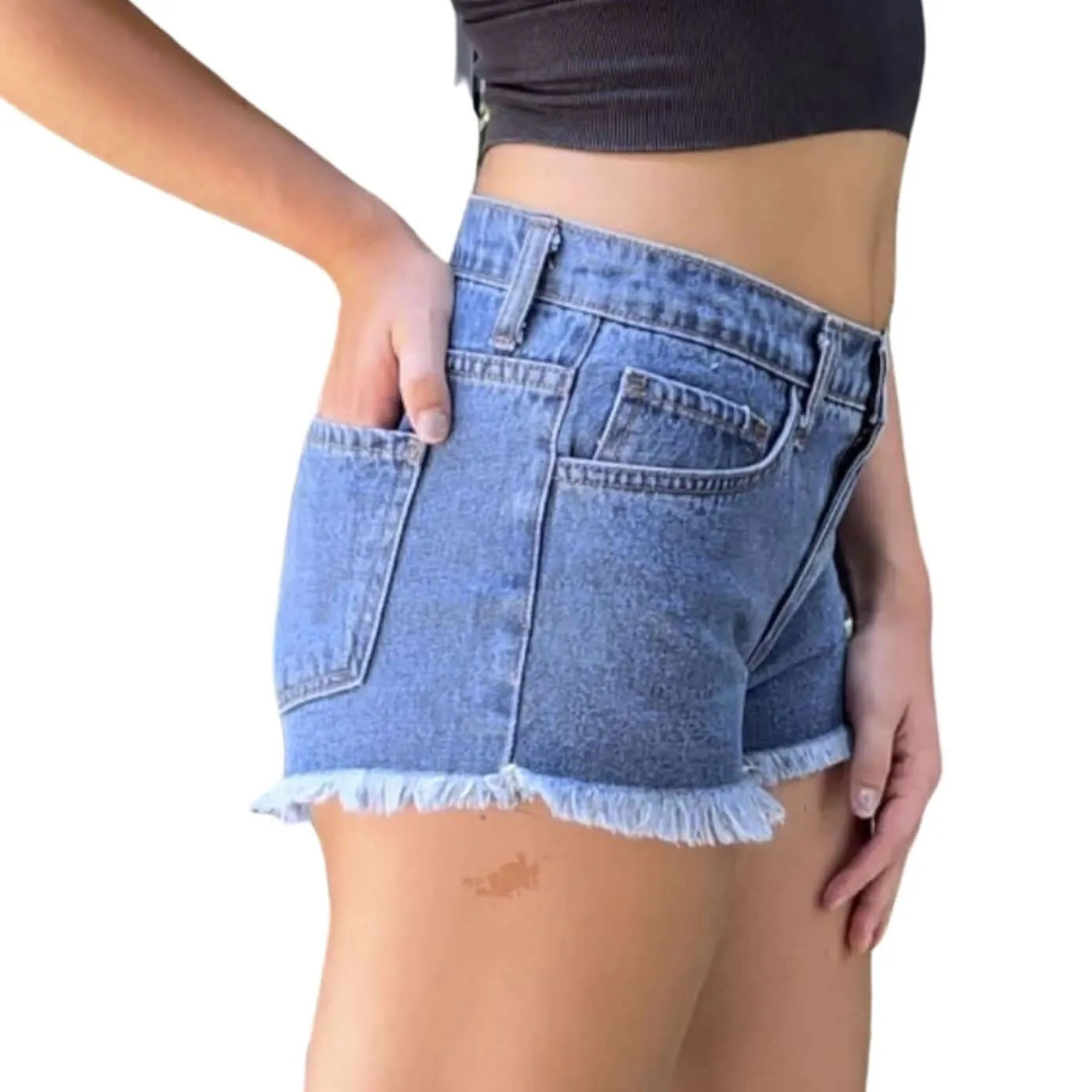 Classic Denim Cut Off Shorts Made in USA - Clearance Final Sale