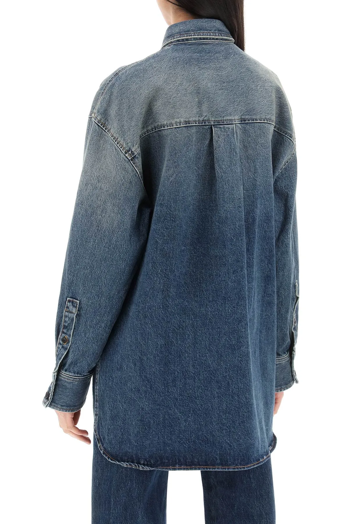 denim overshirt by