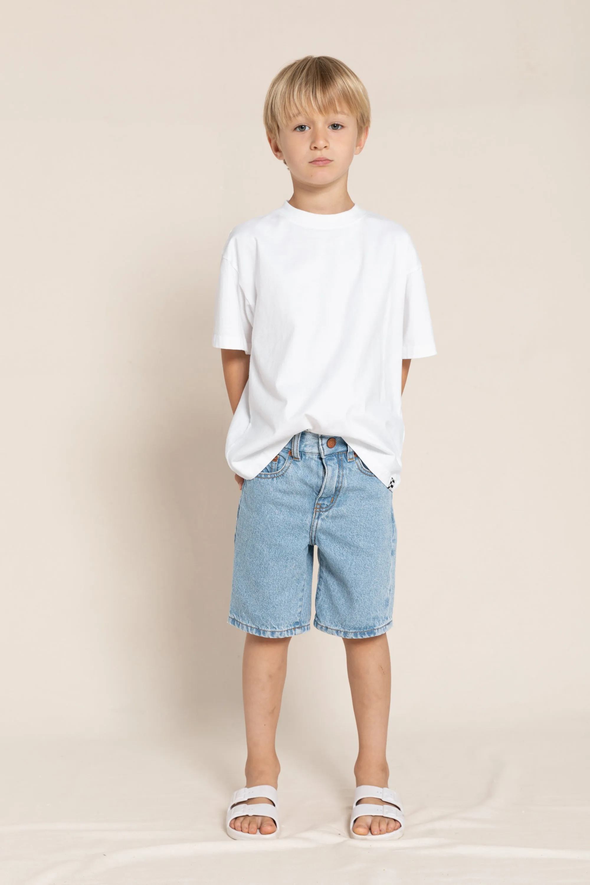 EDWARD Bleached Blue - Bermuda Shorts