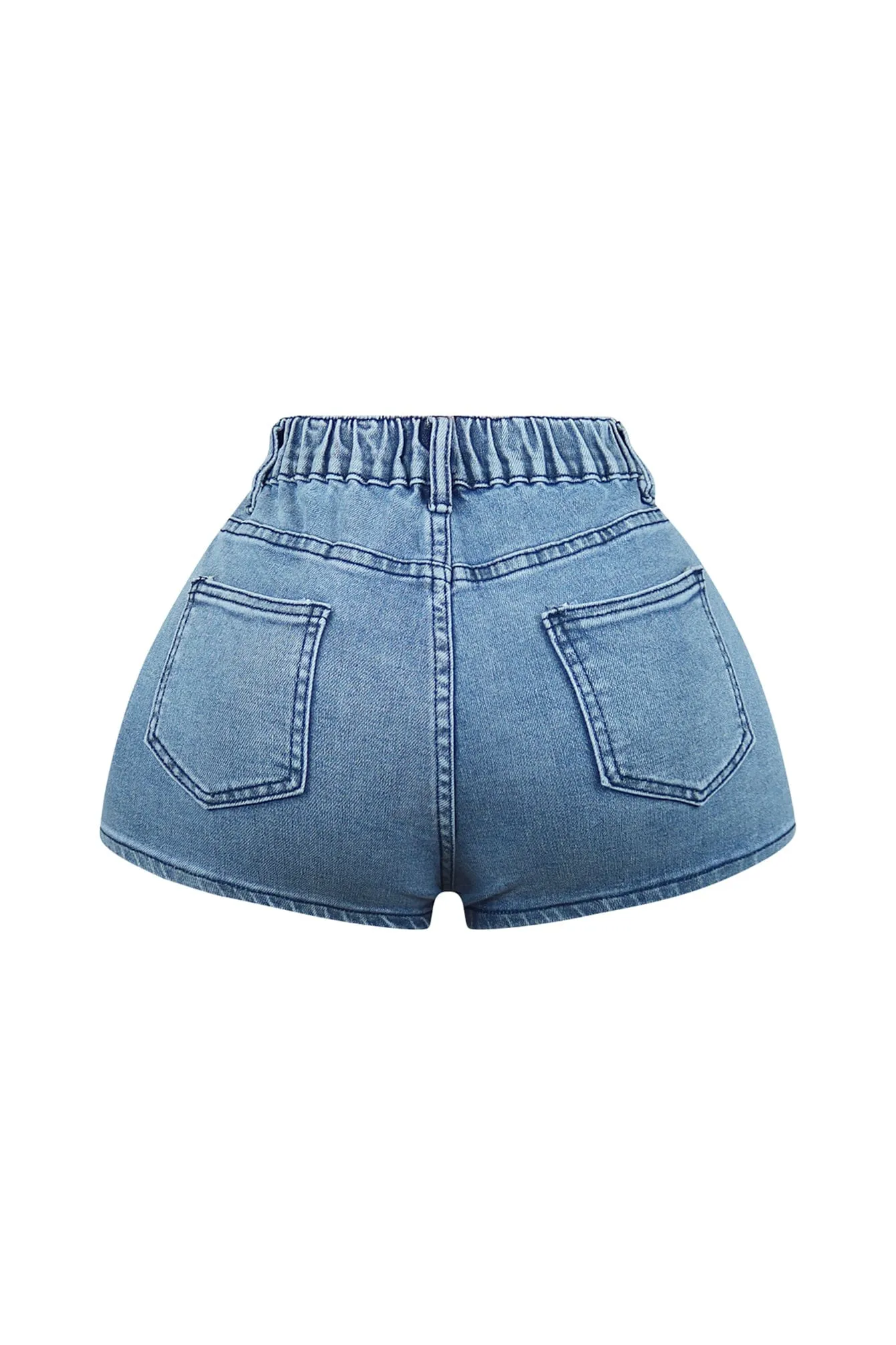 Esti Rhinestone Denim Shorts