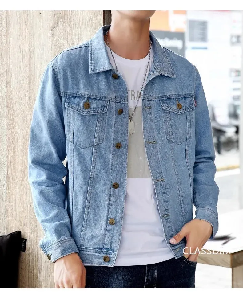 High Quality Single Breasted Cotton Denim Jackets