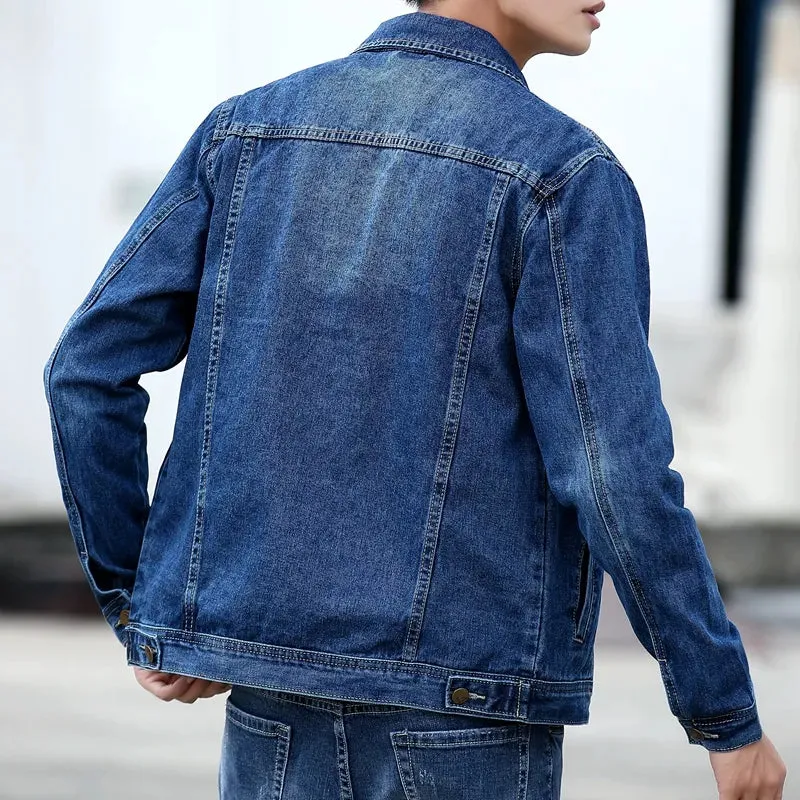 High Quality Single Breasted Cotton Denim Jackets