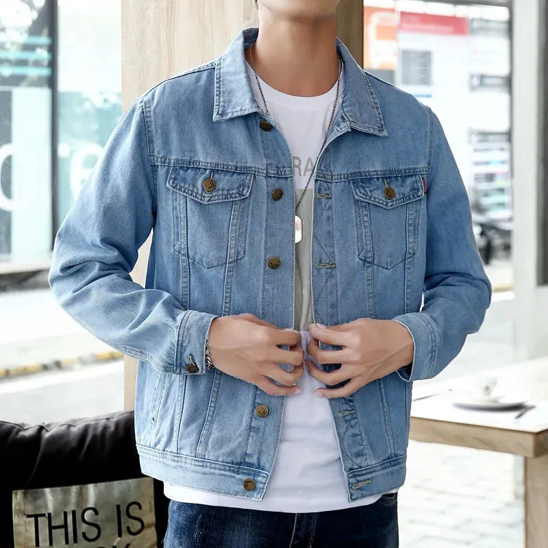 High Quality Single Breasted Cotton Denim Jackets