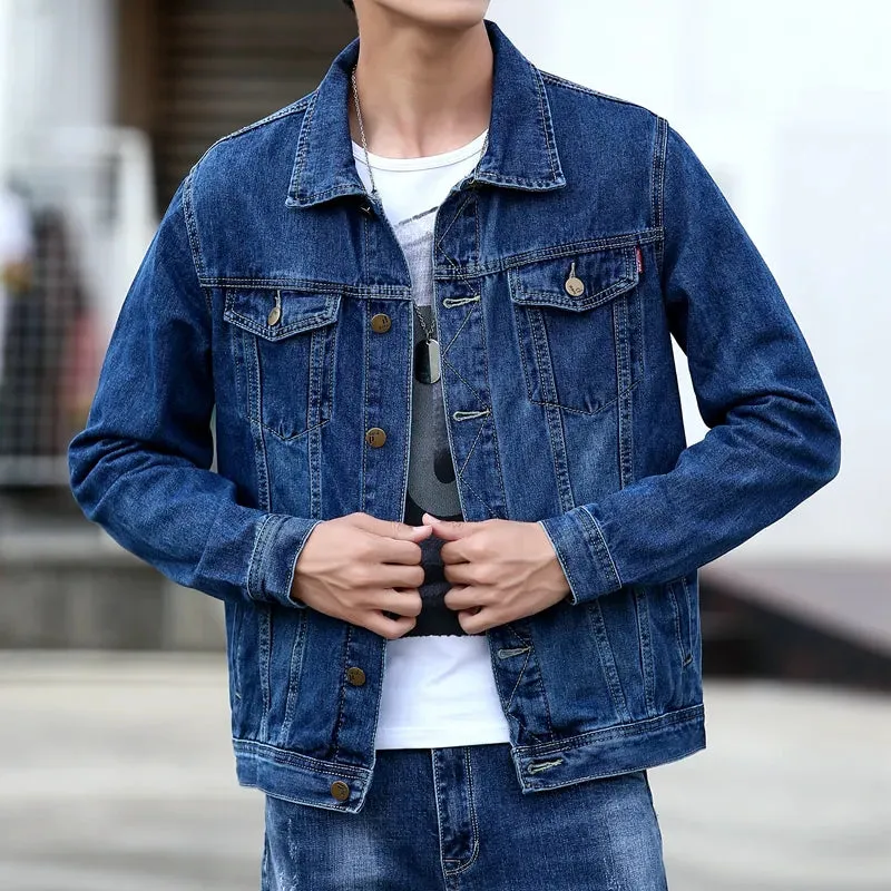 High Quality Single Breasted Cotton Denim Jackets