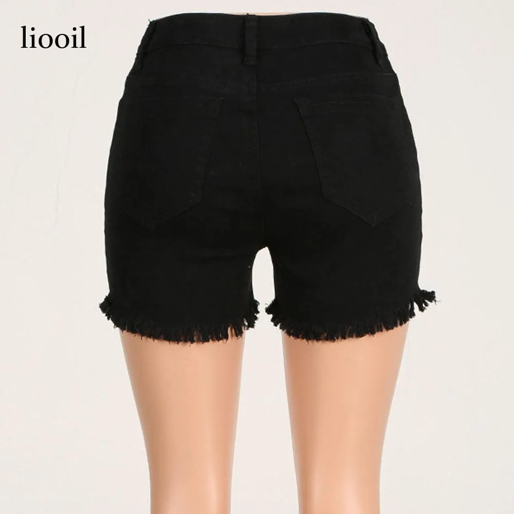 HIGH WAIST SHORT SHORTS