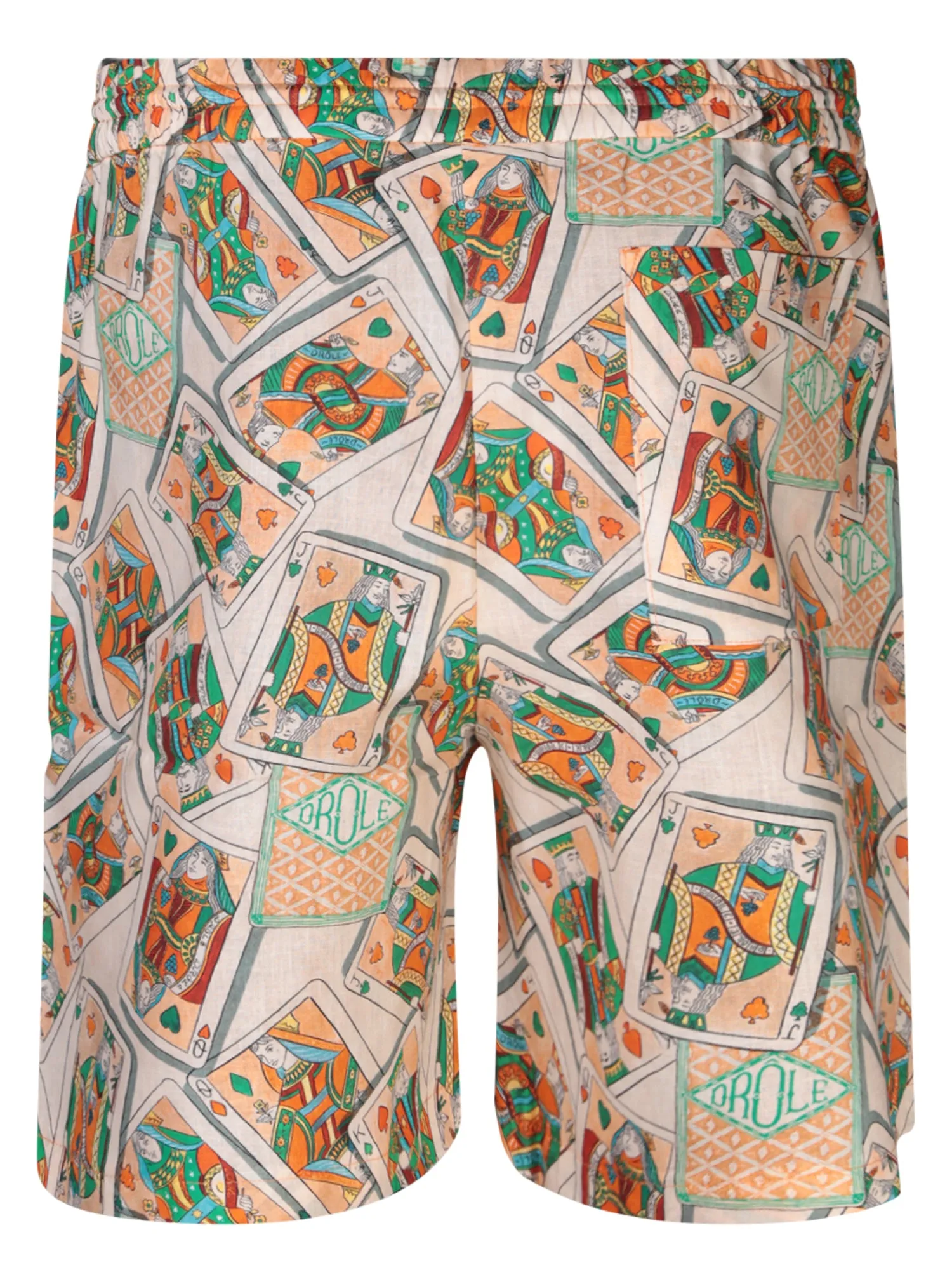 'Jeu de Cartes' Pink Bermuda Shorts