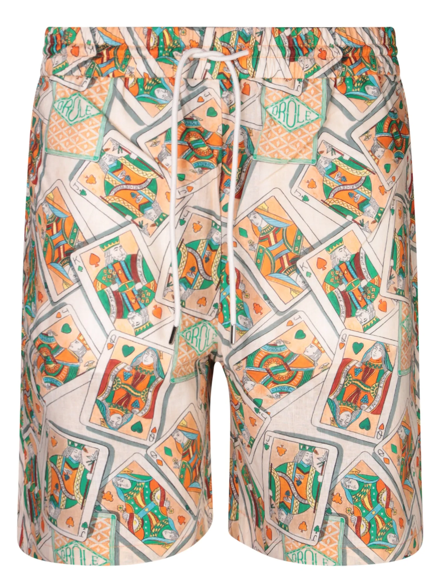 'Jeu de Cartes' Pink Bermuda Shorts