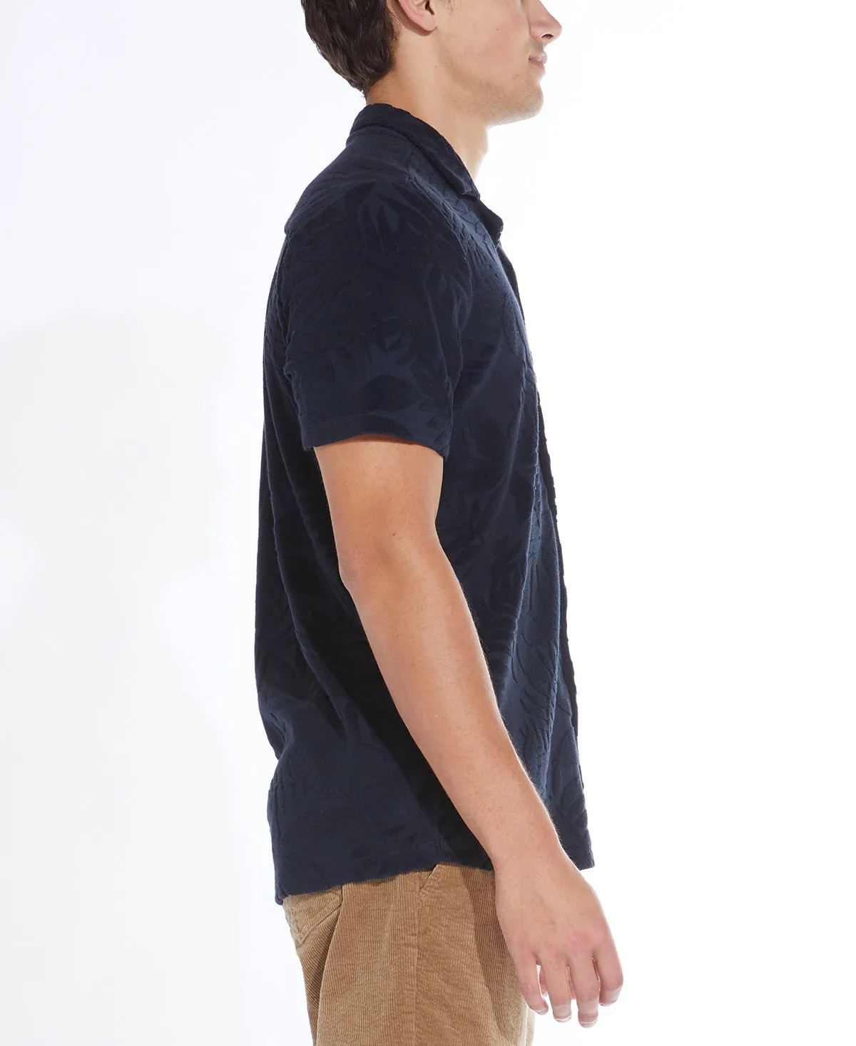 Kanoa Knit Resort Shirt (Dark Navy)