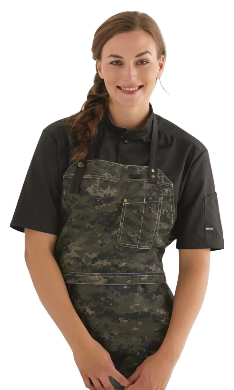 Kentaur Chef Black Shirt 25209