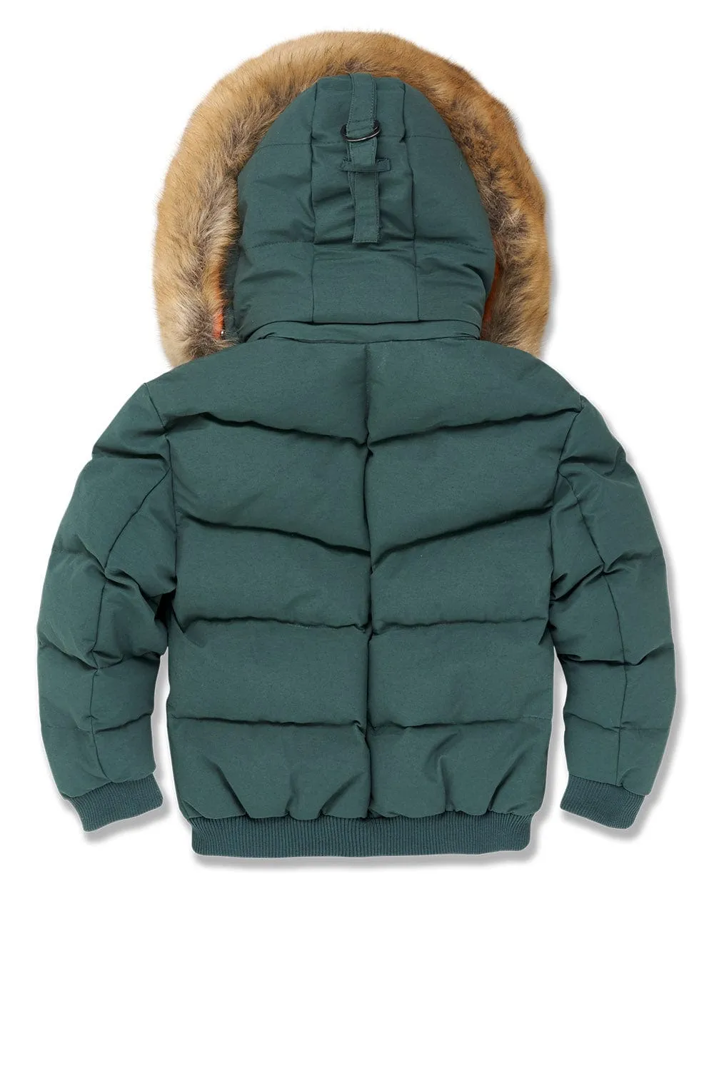 Kids Hollis Bomber Jacket (Army Green)