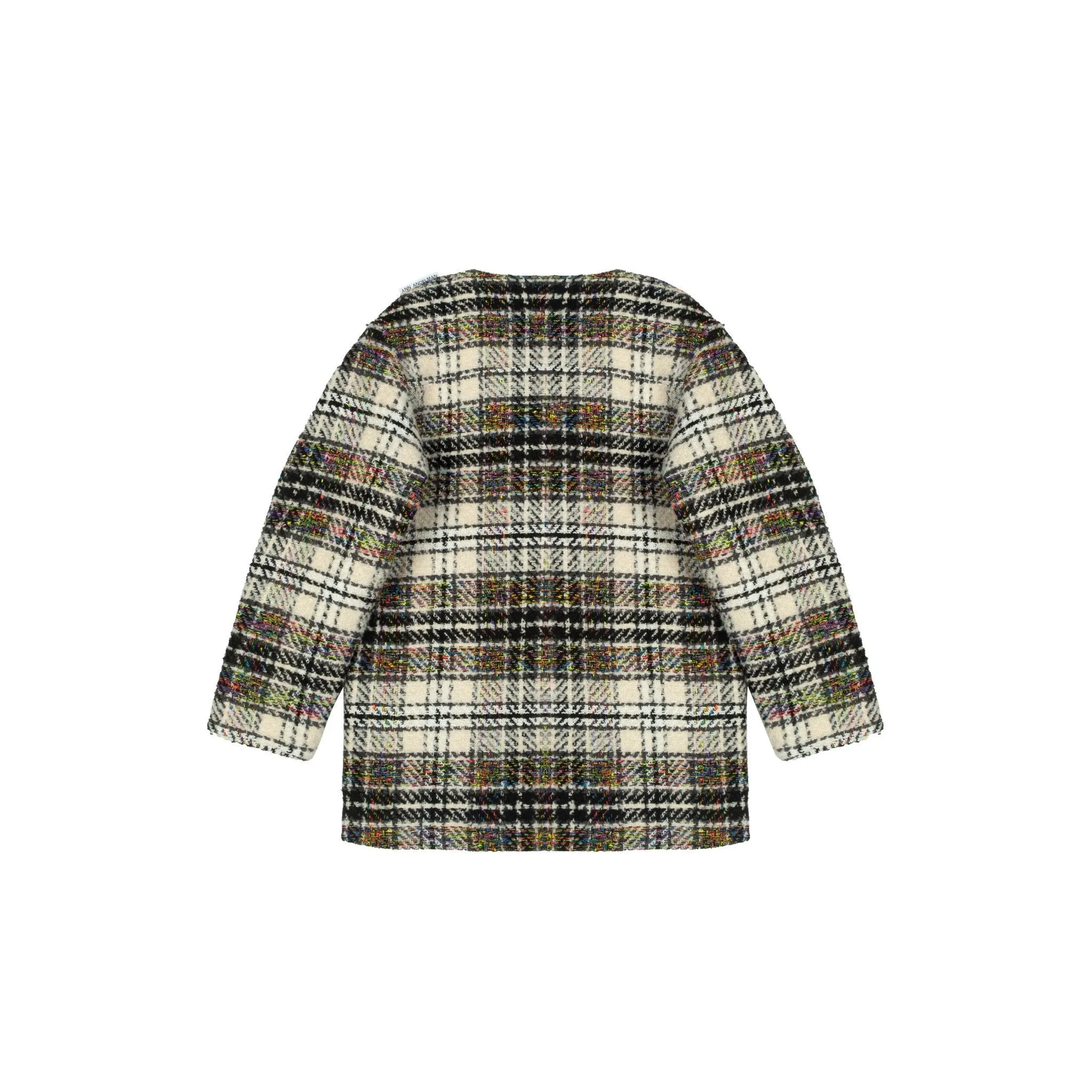 Light Brown Plaid Oversize Jacket