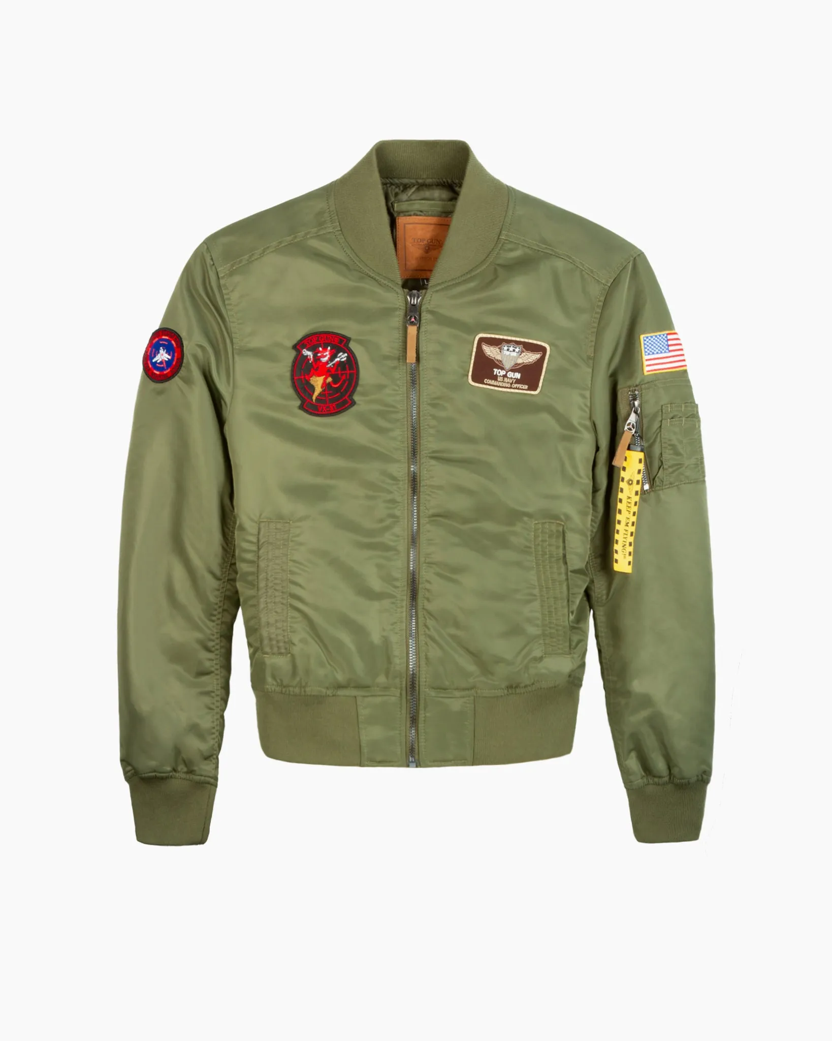 LIMITED EDITION MISS TOP GUN® MA-1 BOMBER JACKET WITH PATCHES