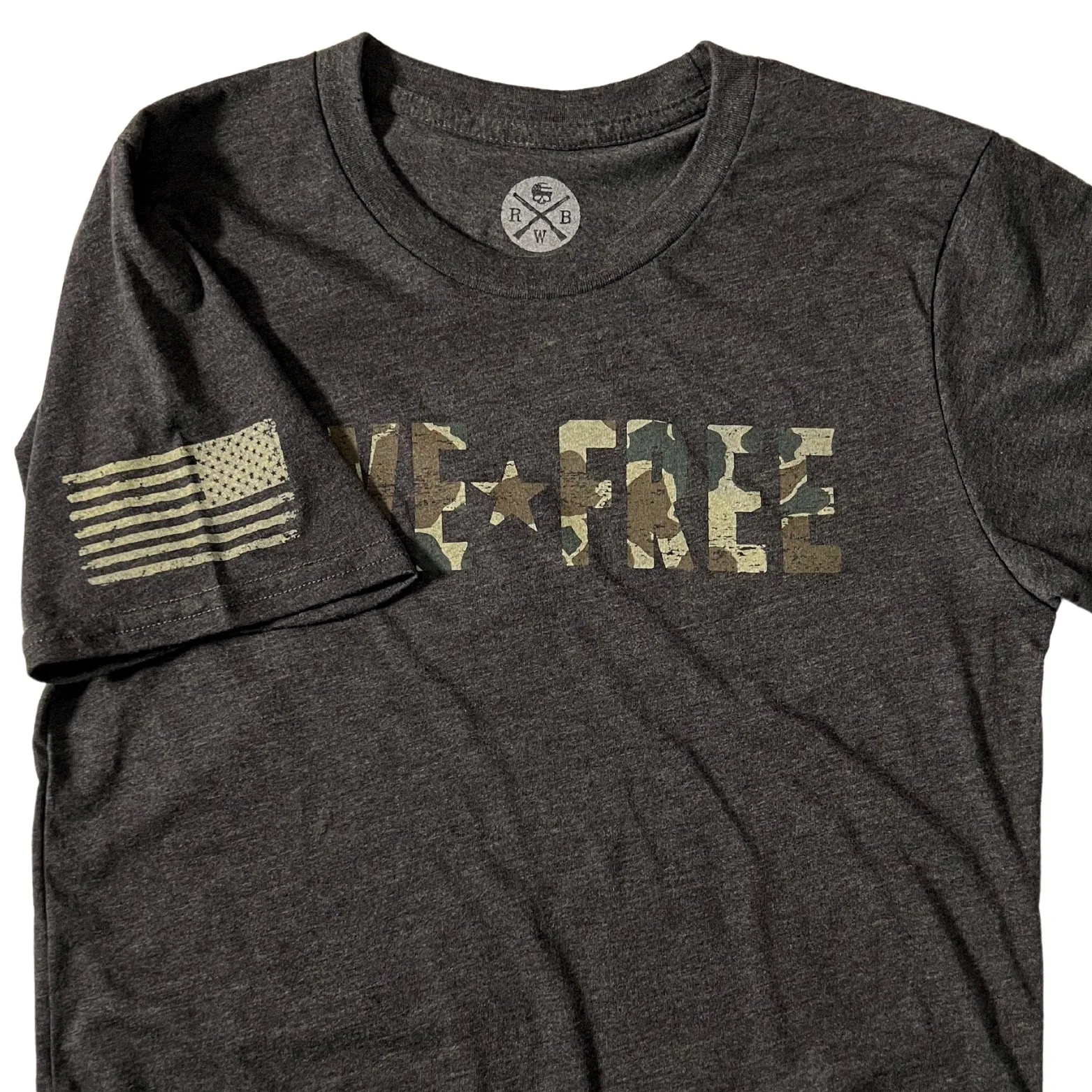 Men's Live Free Old School Camo T-Shirt