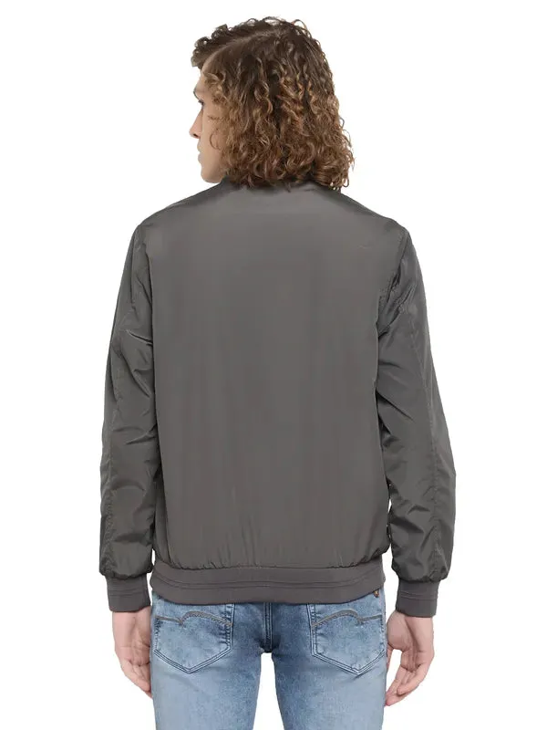 Mettle Men Grey Bomber Jacket