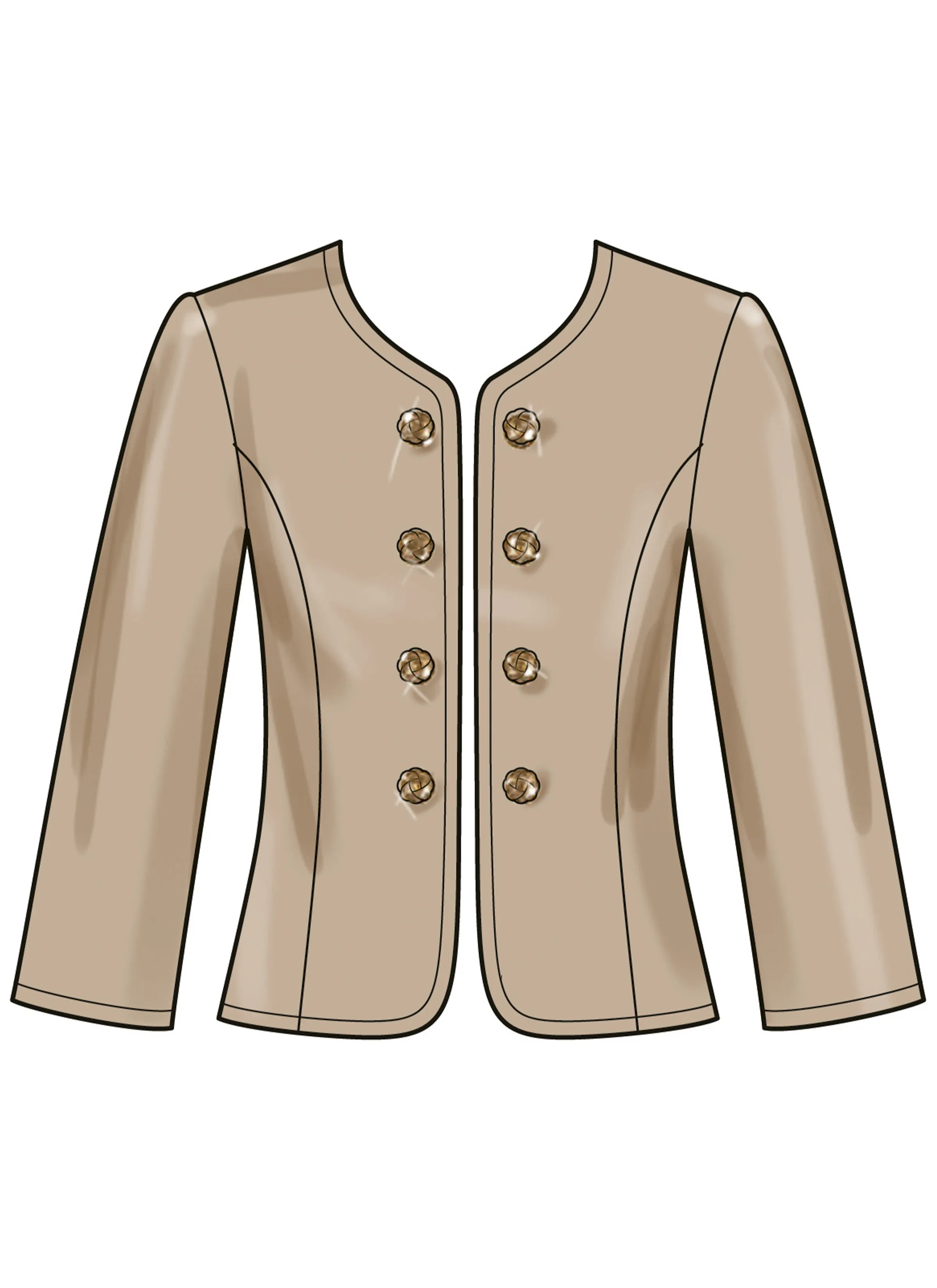 New Look sewing pattern 6789 Misses' Jackets