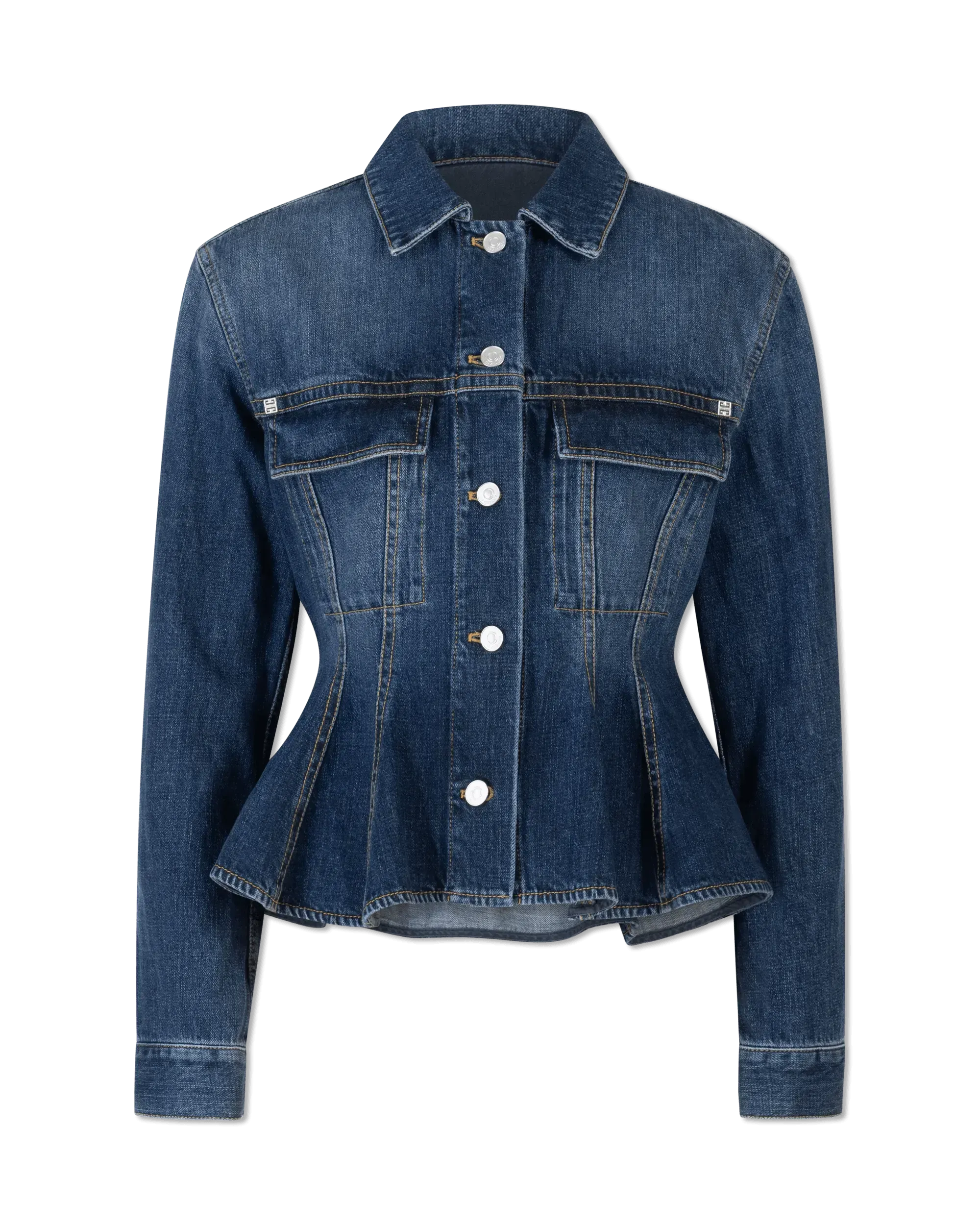 Peplum Denim Jacket