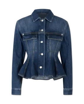 Peplum Denim Jacket