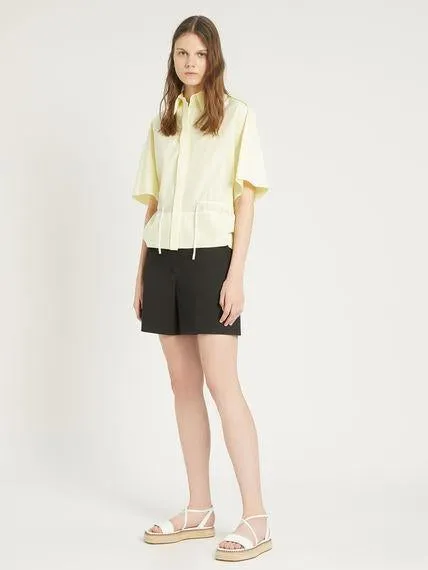 Placido Cotton Gabardine Shorts