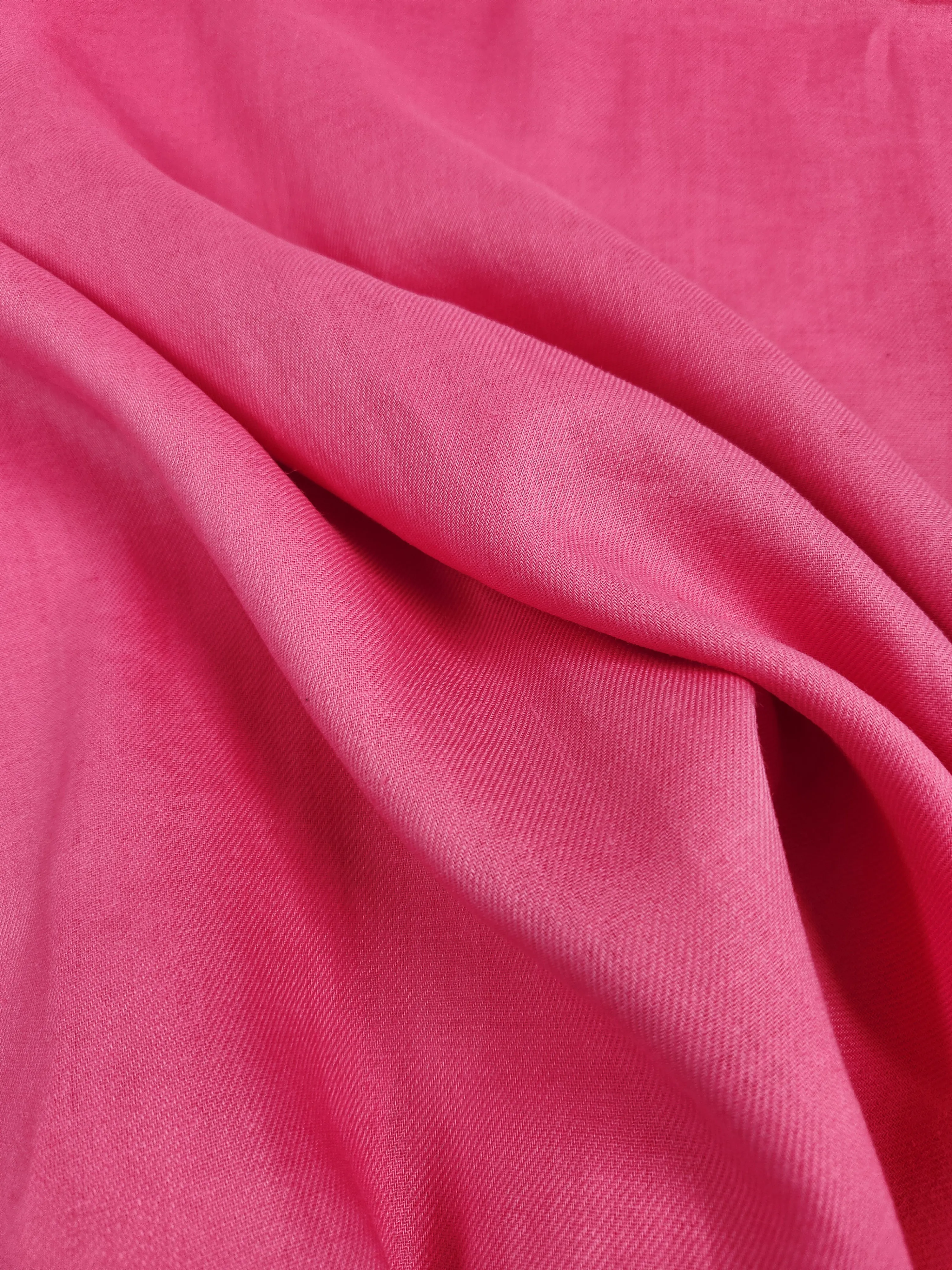 Pure Washed Linen - Hot Pink - 140cm