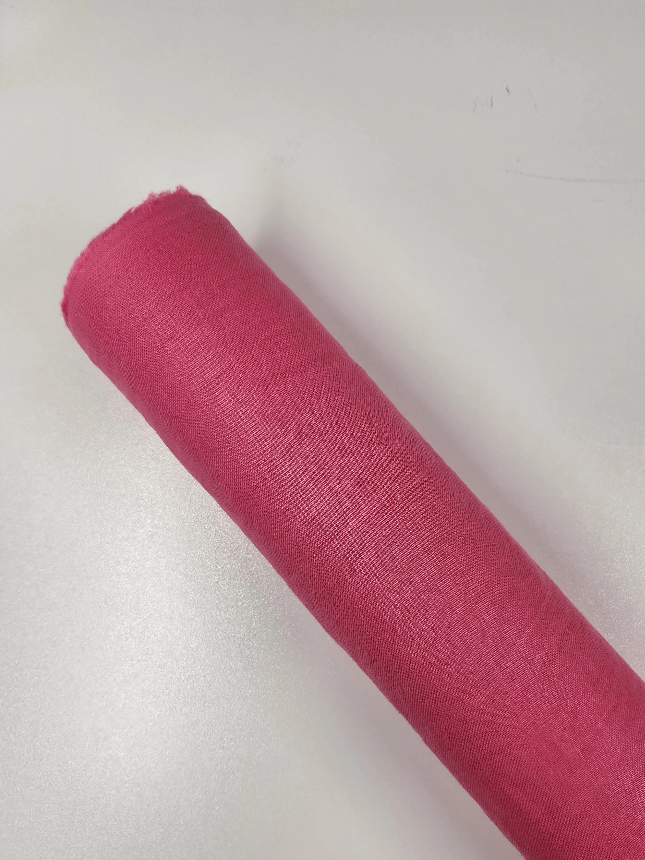 Pure Washed Linen - Hot Pink - 140cm