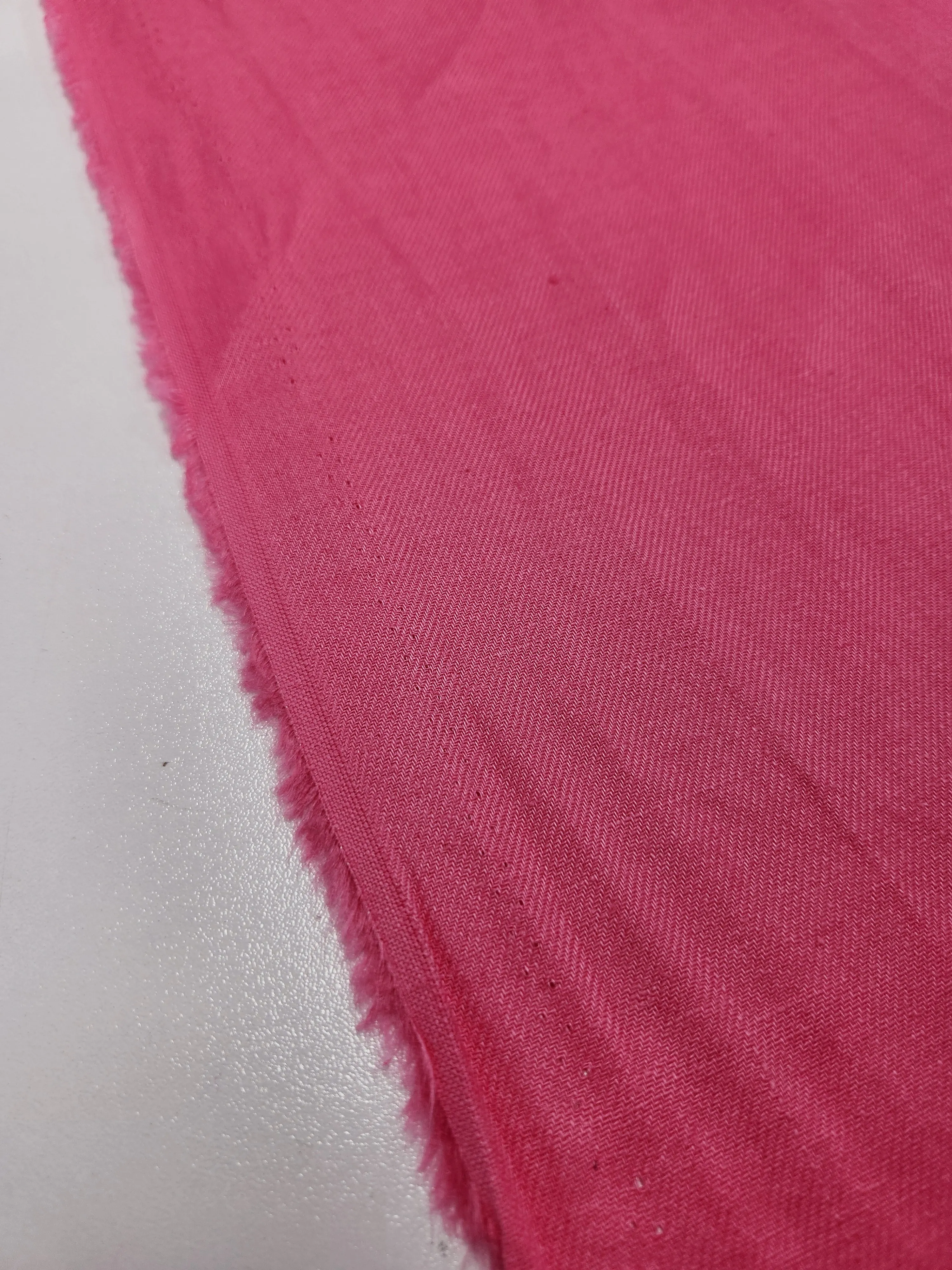 Pure Washed Linen - Hot Pink - 140cm