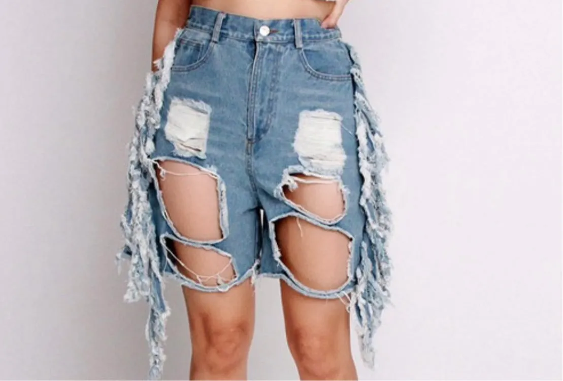 "Gotta Have Em" Destroyed Denim Shorts