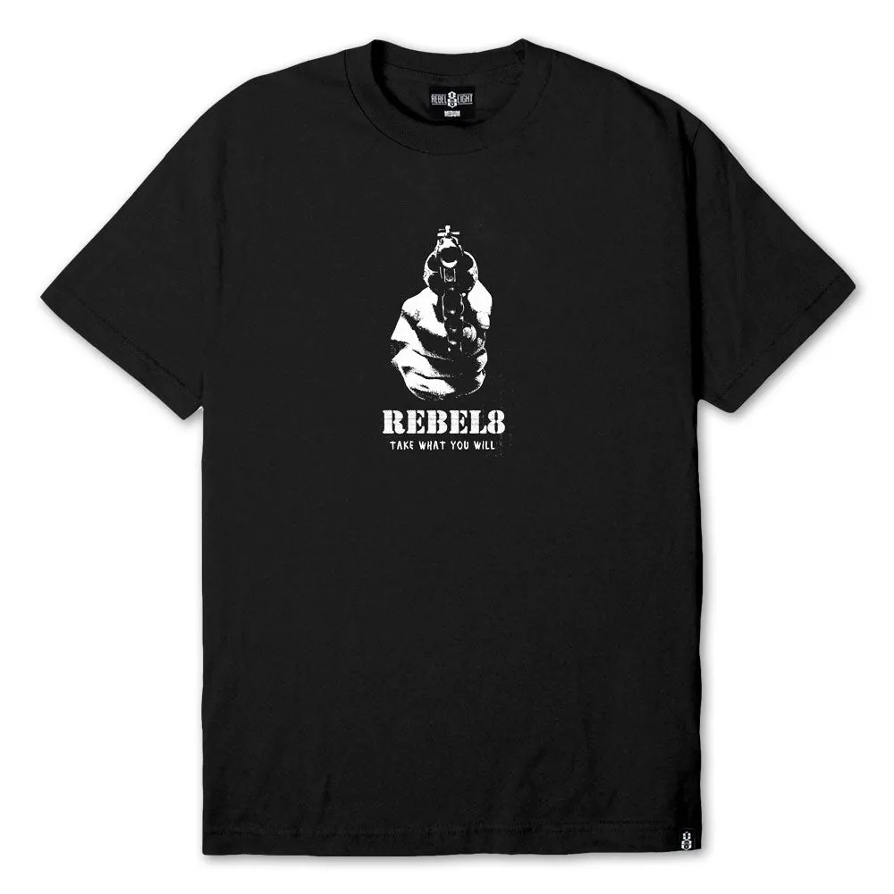 Rebel8 Larceny T-shirt Black