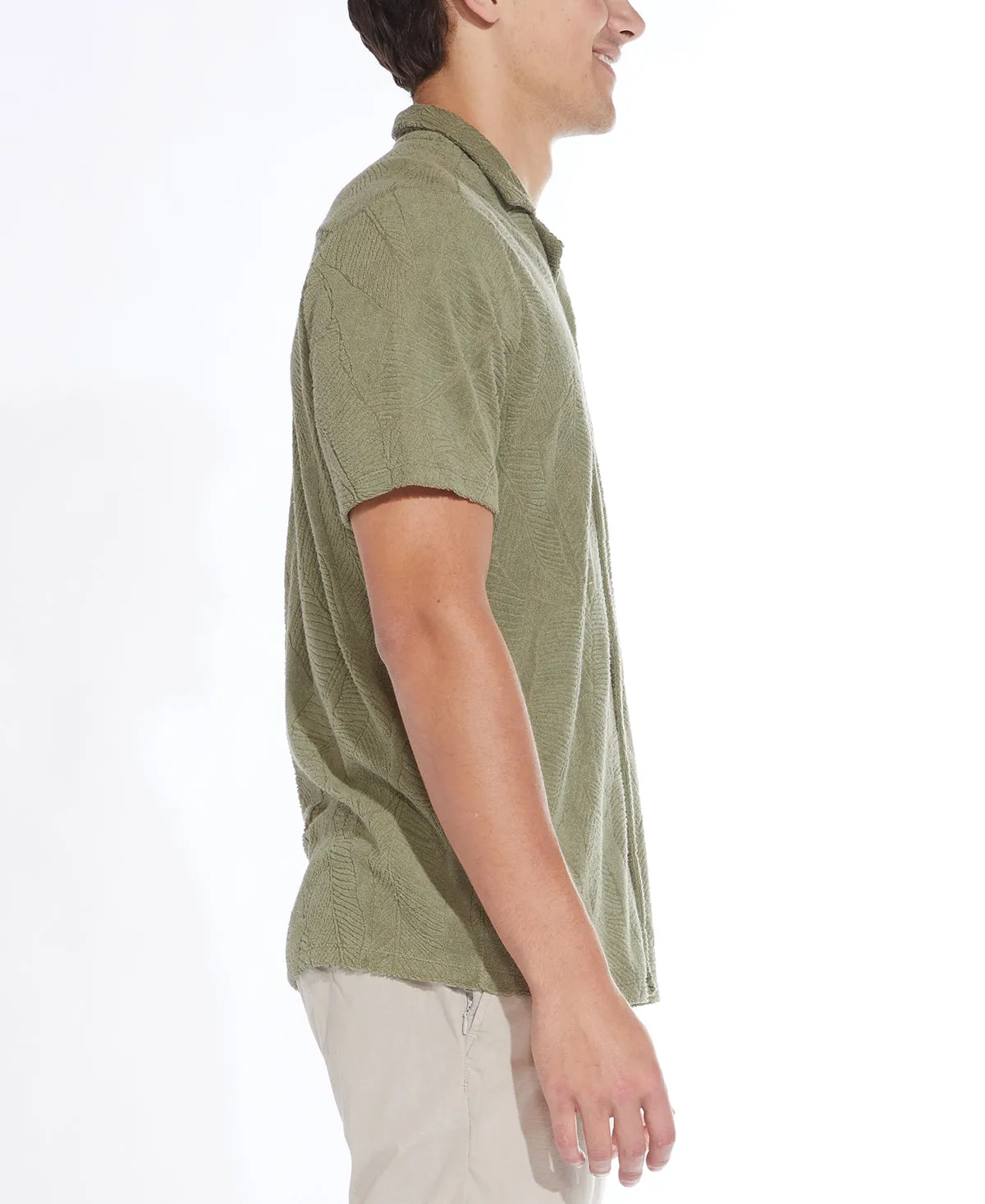 Rivera Knit Pocket Resort Shirt (Olive)