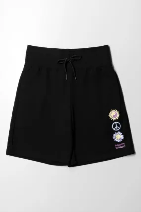 SmileyWorld Bermuda Shorts Black