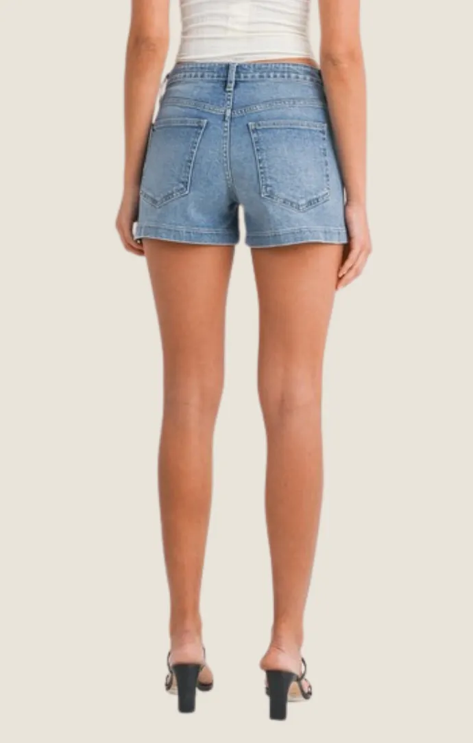 Tatiana Light Denim Shorts