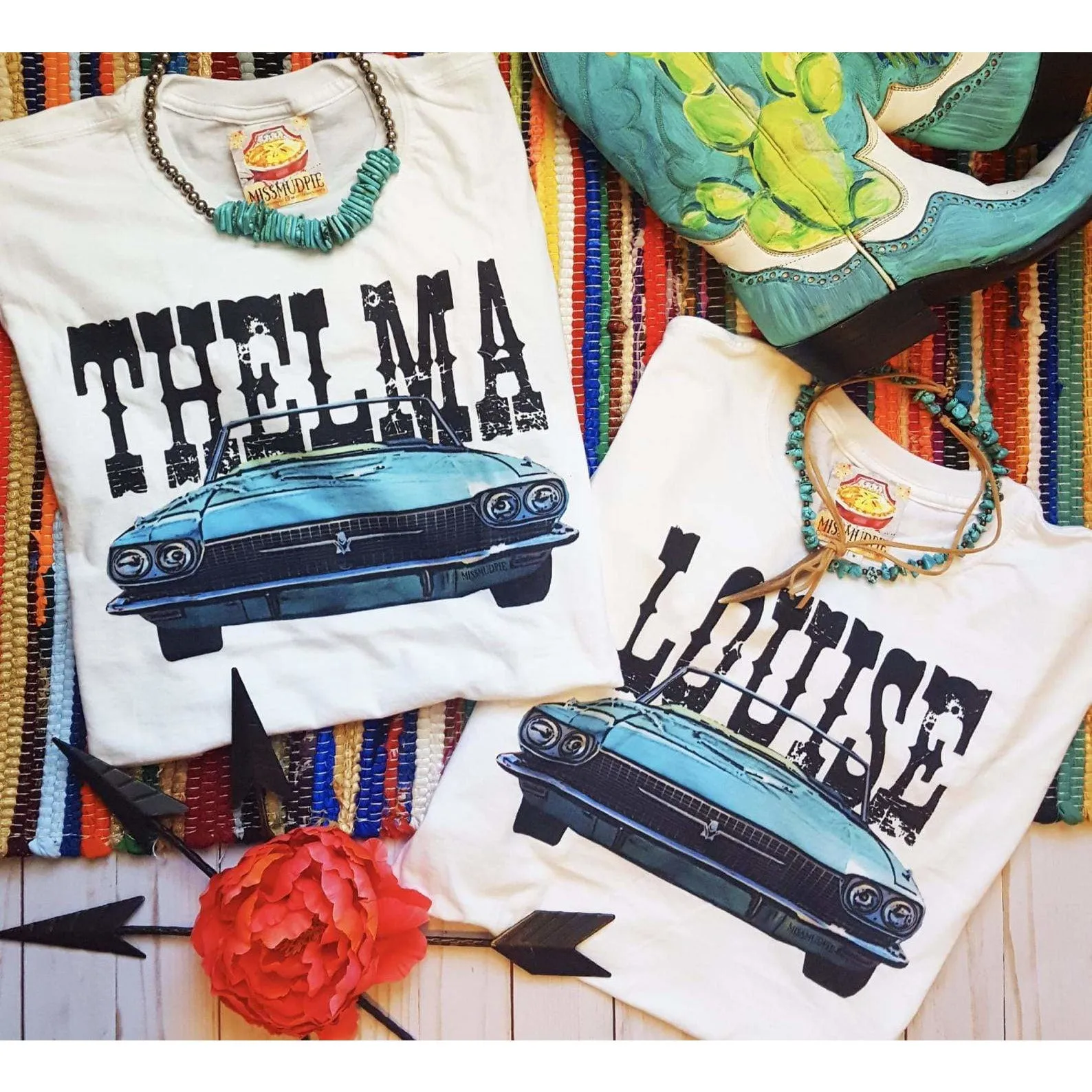 Thelma & Louise Tee ( Available in BLACK or WHITE )