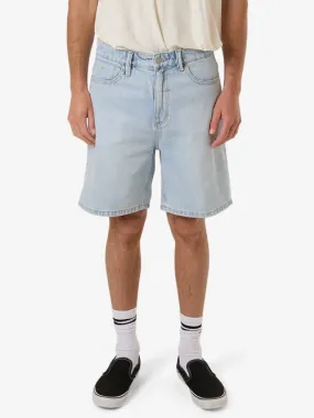 THRILLS - SLACKER DENIM SHORT - ETHER BLUE