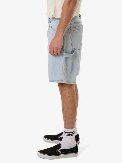 THRILLS - SLACKER DENIM SHORT - ETHER BLUE