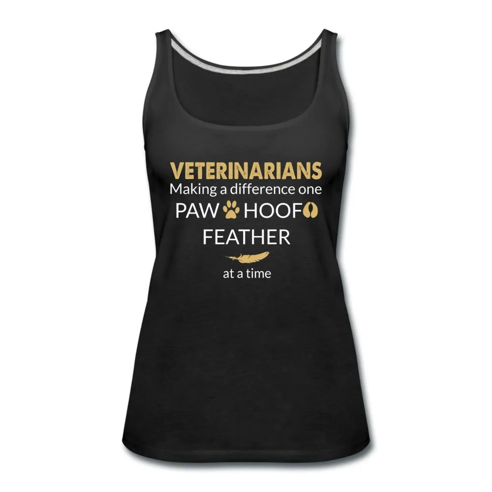 Veterinarian- Making a Difference  Women's Tank Top