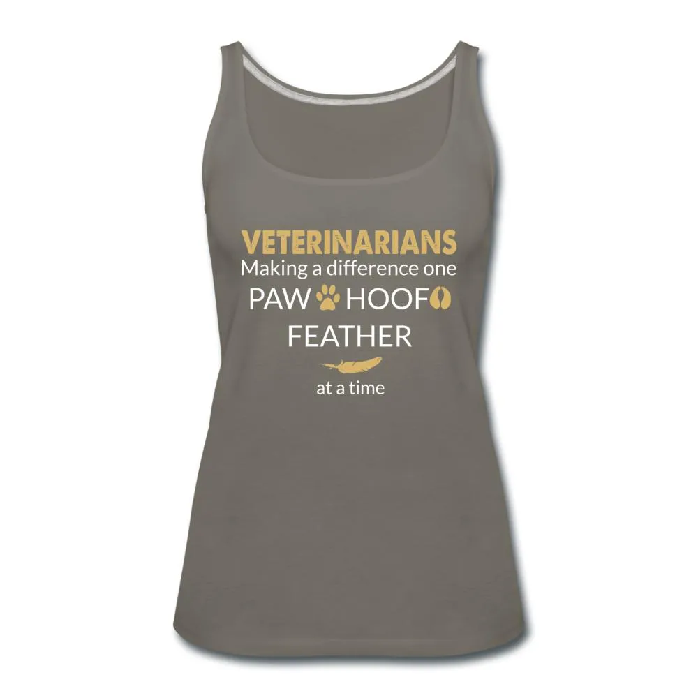 Veterinarian- Making a Difference  Women's Tank Top