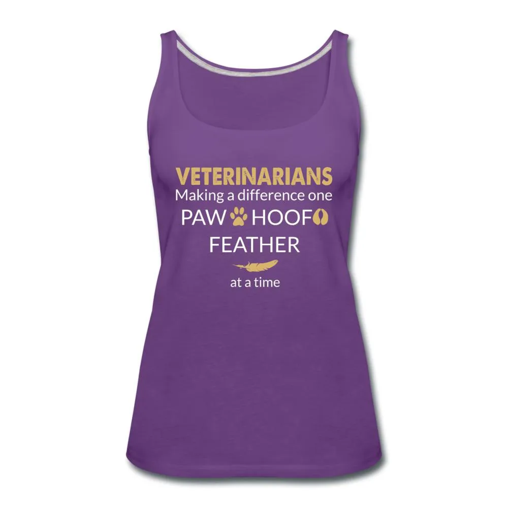 Veterinarian- Making a Difference  Women's Tank Top