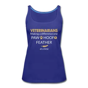 Veterinarian- Making a Difference  Women's Tank Top